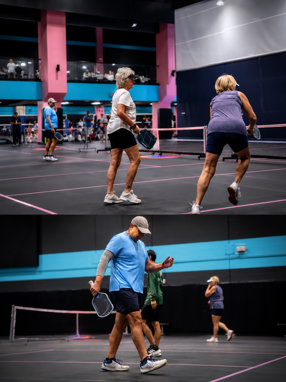 Pickleball courts at Pick-A-Ball