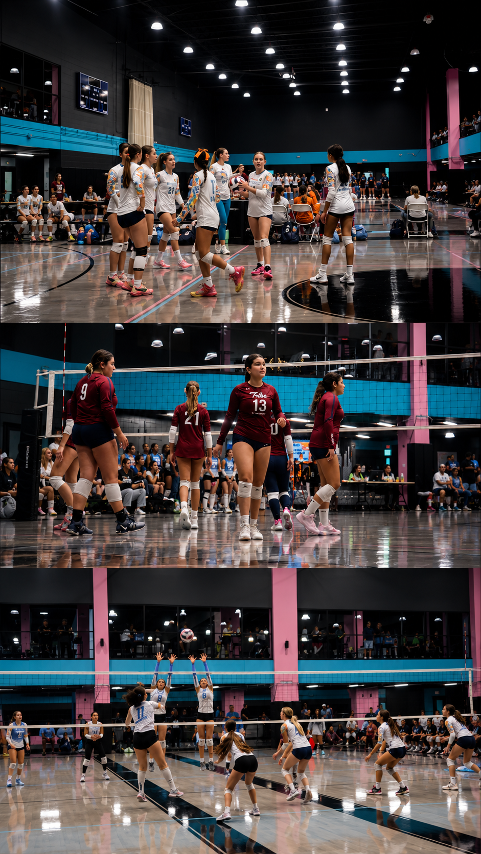 Volleyball courts at Pick-A-Ball