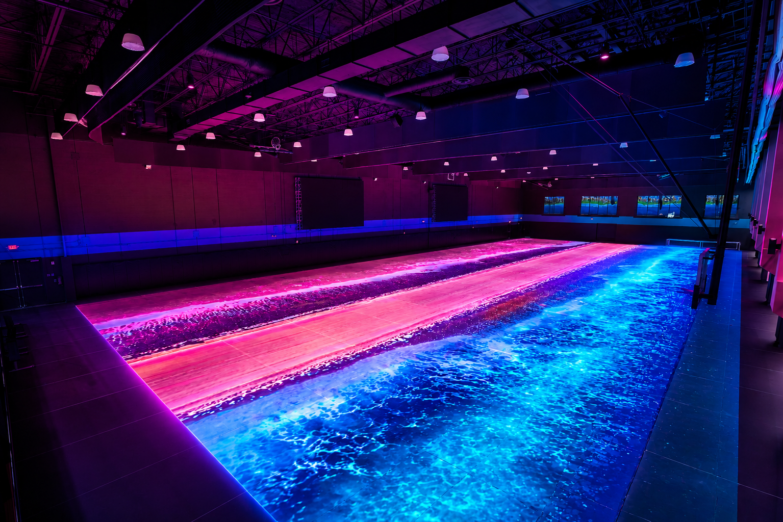LumiFlex LED floor at Pick-A-Ball